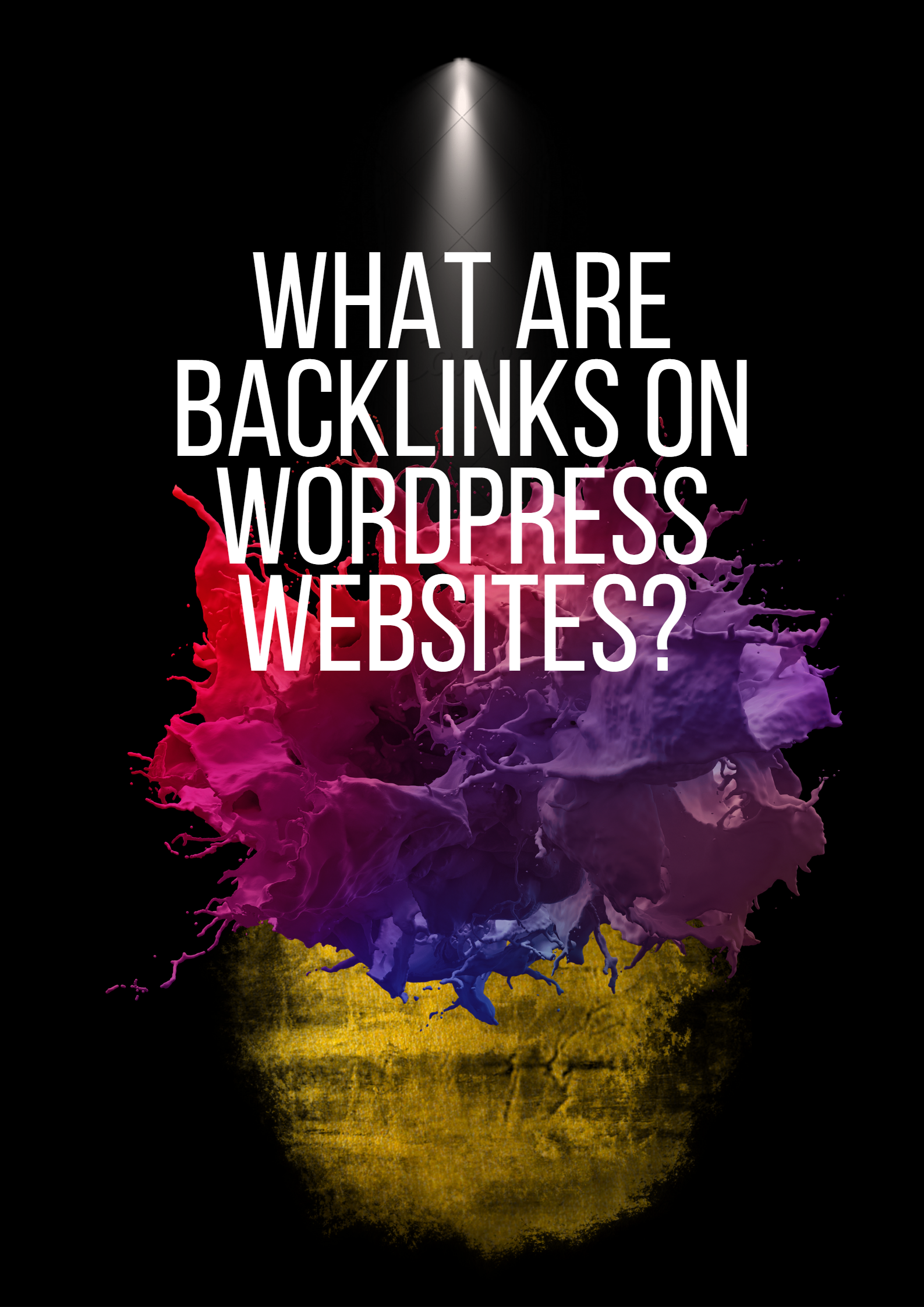 Backlinks on WordPress Website?
